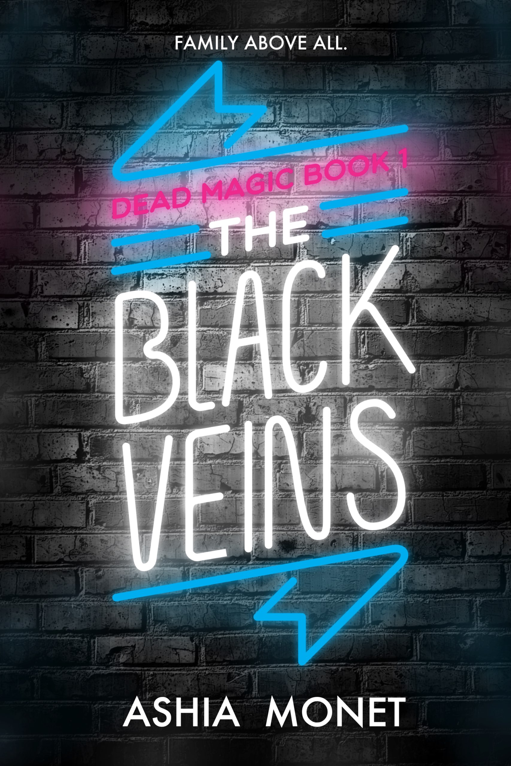The Black Veins is the first book in the Dead Magic series. It releases July 17, 2019.